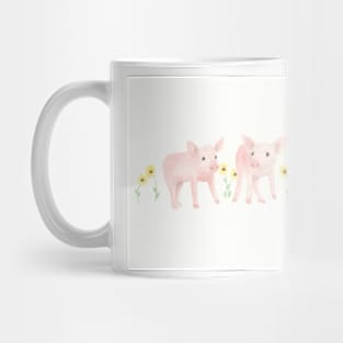 Pigs and Daisies Mug